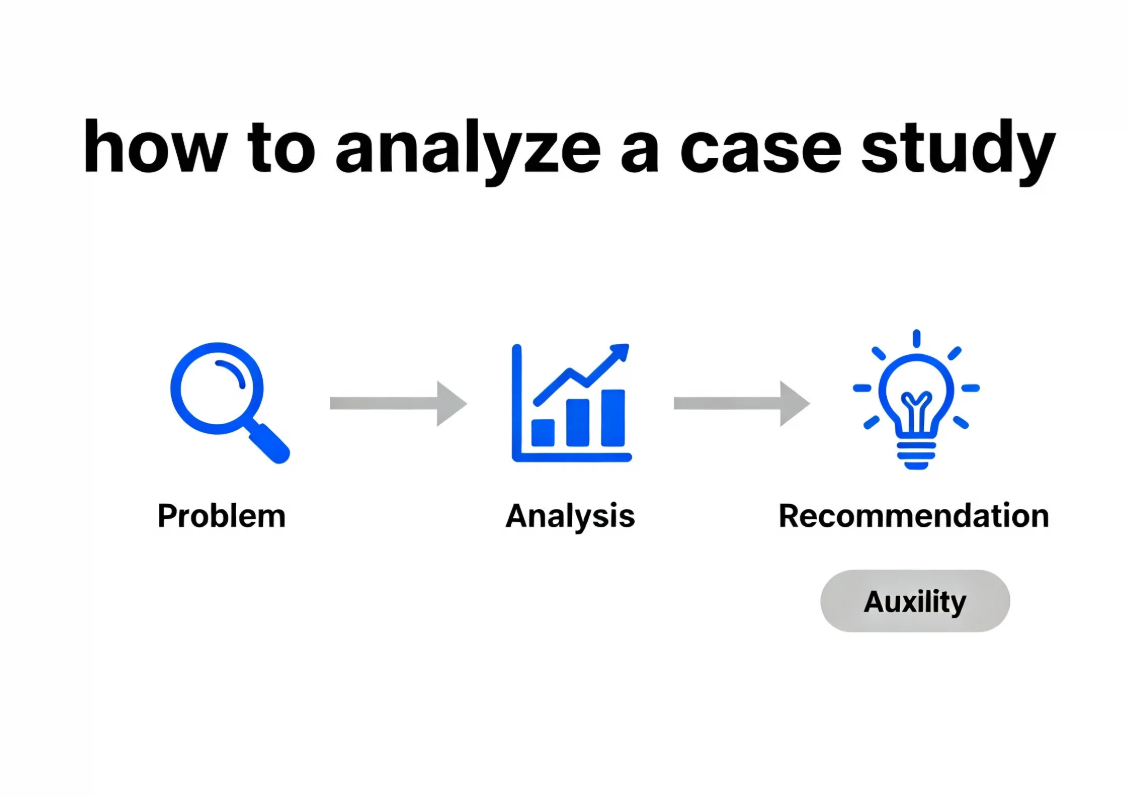 How to Analyze a Case Study：Case Study 分析卡住？留学生通用分析路径（含模板）