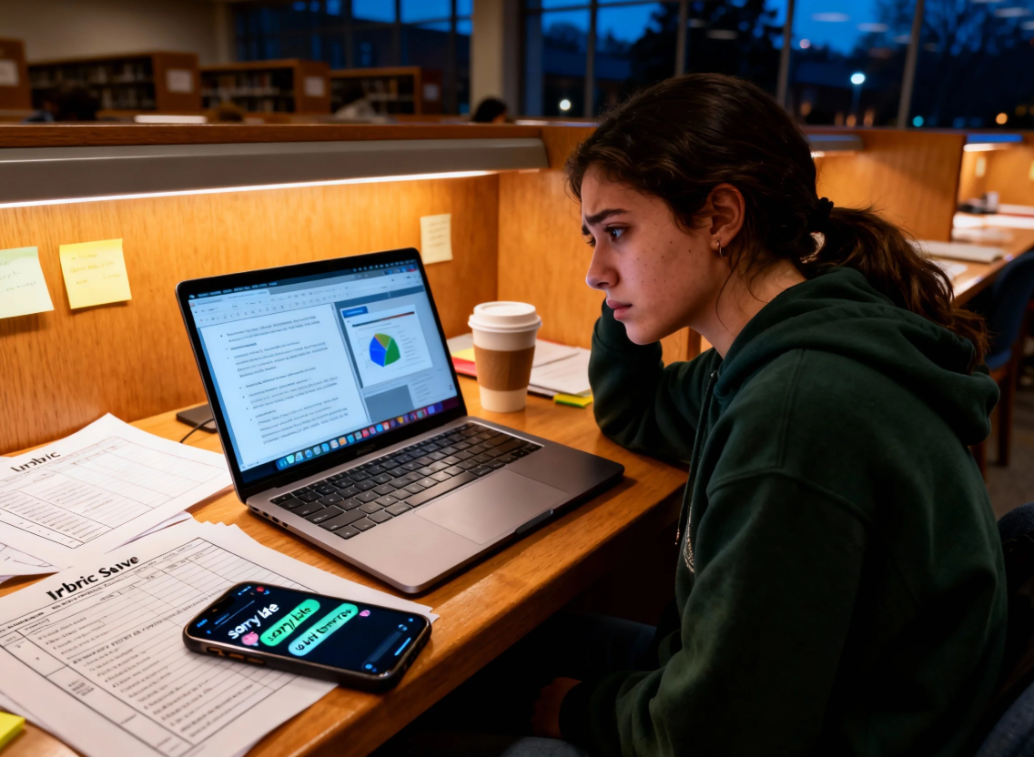 小组作业队友划水？留学生如何一个人救全流程（附自救 Checklist + DiffMind 用法）