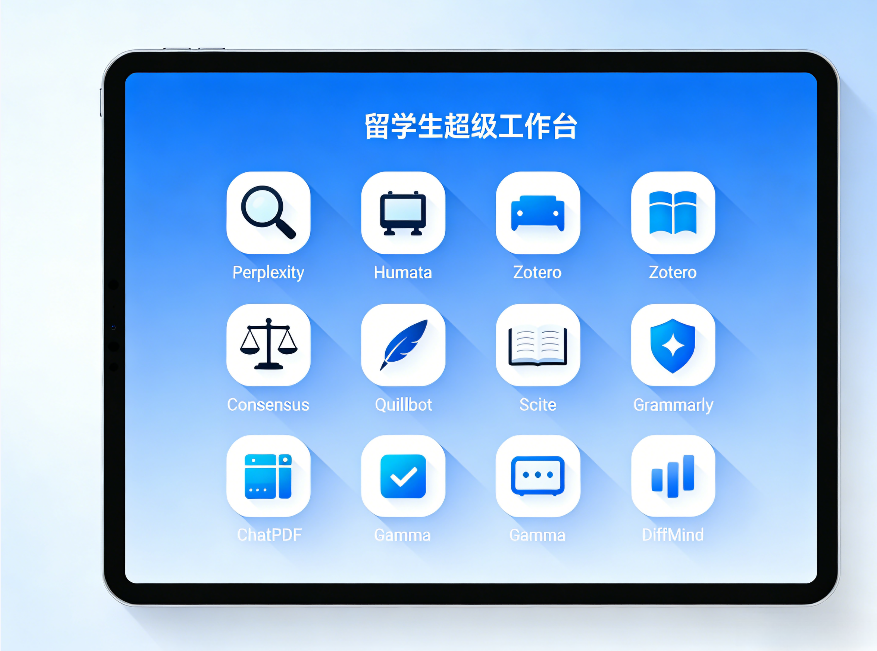 留学生必备 AI 神器 Top10：从赶 due 到提分的真实工具链