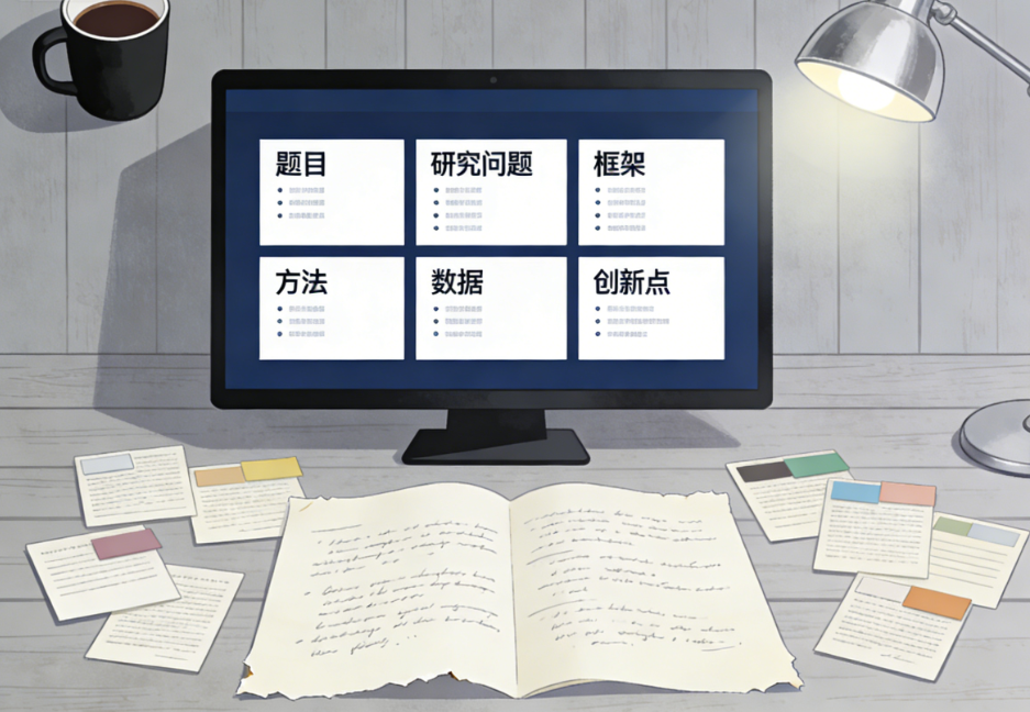 开题总是卡住：用「6个AI同时帮我」把题目、框架、方法一次对齐